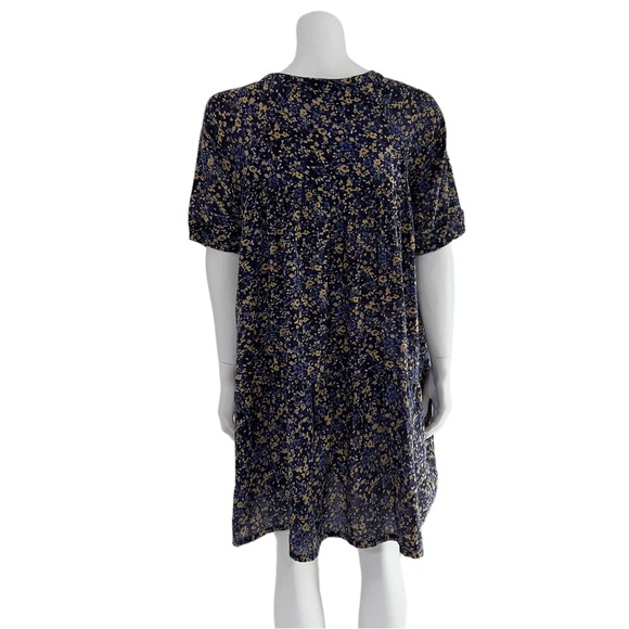 Current Elliott The Raglan Tee Dress in Floral Field 100% Cotton - Picture 9 of 16